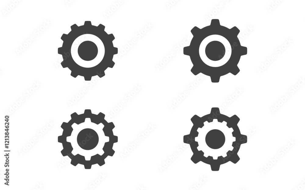 Gear Industrial technology Logo Template Gear Industrial technology Logo Template