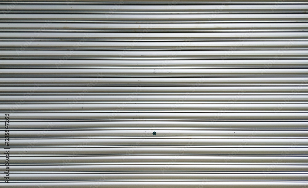Fototapeta premium striped metal shutter sliding door texture background
