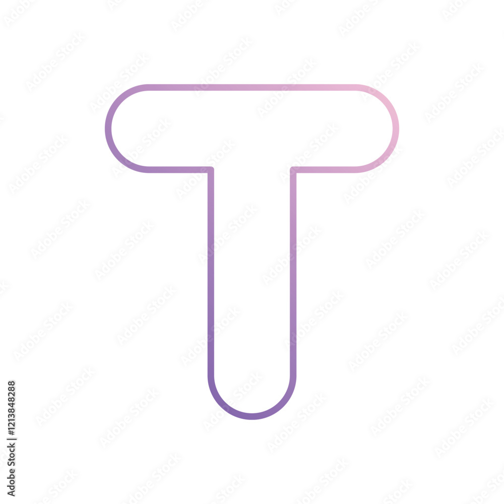 Letter T icon isolated on a white background. Vector illustration. Letter T icon isolated on a white background. Vector illustration.