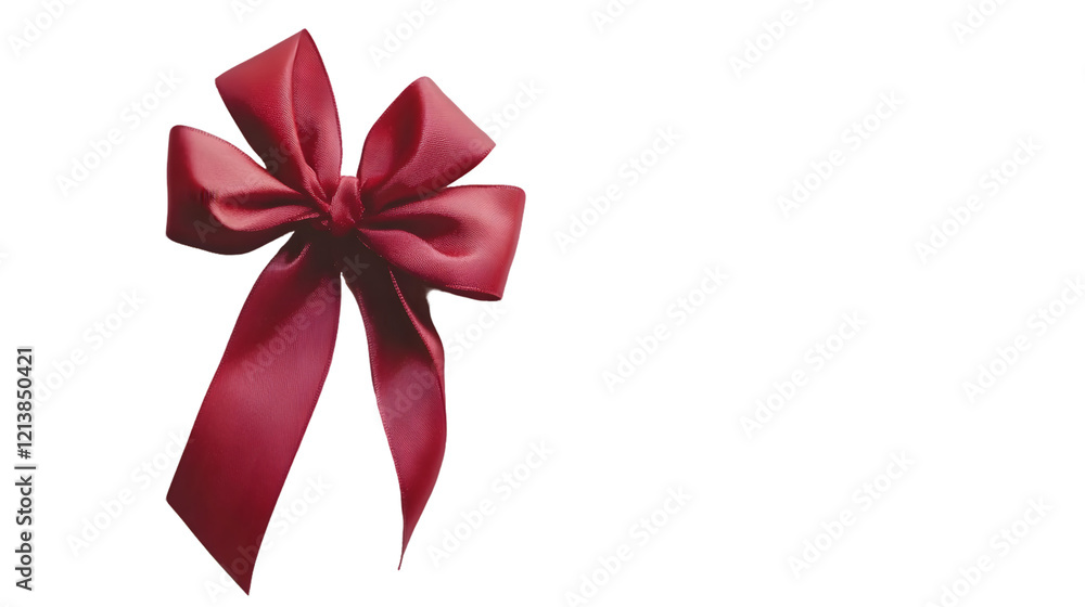 Sparkling Red Ribbon Bow, Elegant Festive Decoration Transparent Background, PNG Sparkling Red Ribbon Bow, Elegant Festive Decoration Transparent Background, PNG
