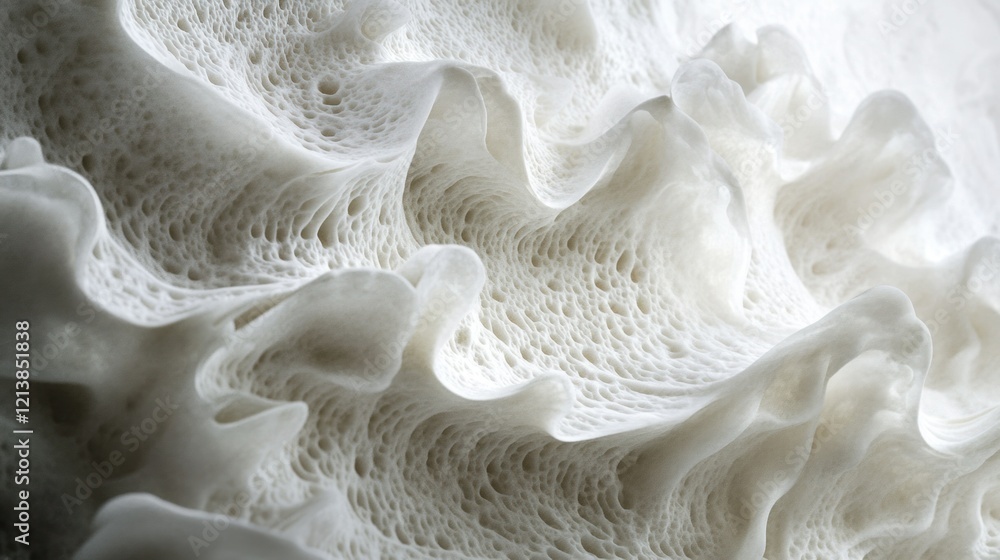 A close-up of a large snowdrift, featuring delicate textures and wind-swept curves, sharply contrasted against a white winter backdrop. A close-up of a large snowdrift, featuring delicate textures and wind-swept curves, sharply contrasted against a white winter backdrop.