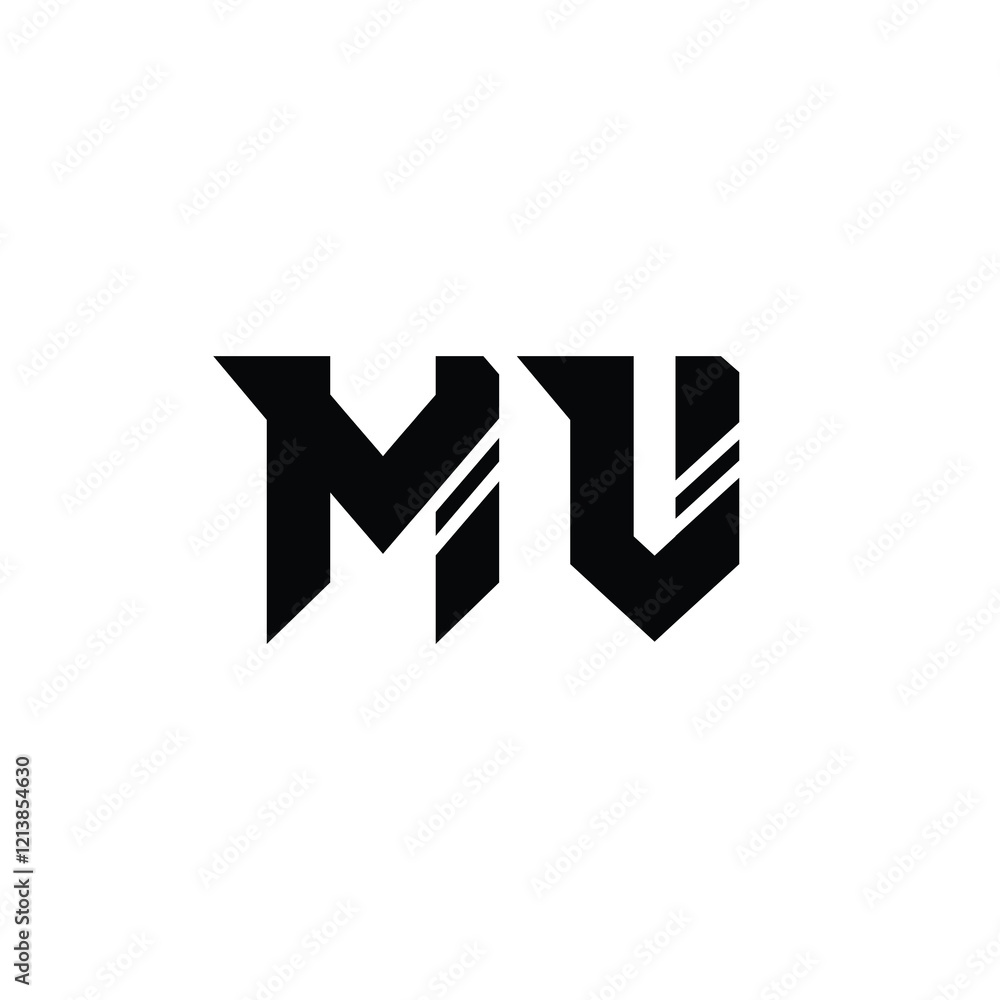 MV monogram logo design letter text name symbol monochrome logotype alphabet character simple logo MV monogram logo design letter text name symbol monochrome logotype alphabet character simple logo