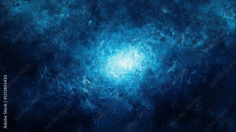 A luminous deep blue background with a central glow effect and a gradient that fades into darker tones at the edges. A luminous deep blue background with a central glow effect and a gradient that fades into darker tones at the edges.