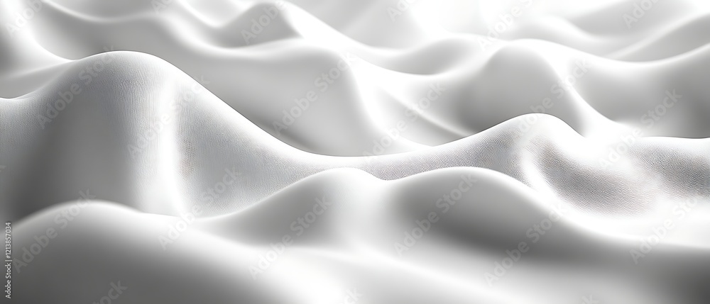 Obraz premium Abstract white fabric texture.