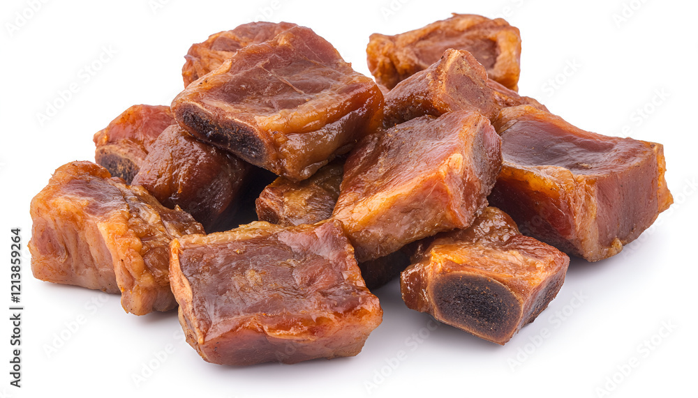 Pieces of pork fatback isolated on white Pieces of pork fatback isolated on white