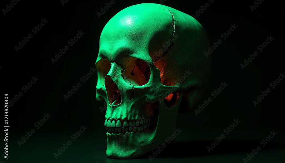 skull bone neon glow icon skull bone neon glow icon