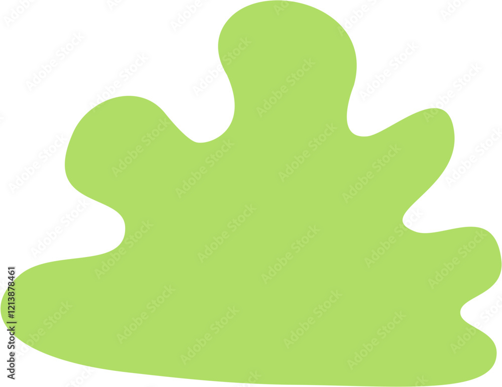 Bush flat illustration Bush flat illustration