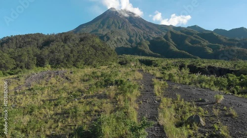 Merapi Volcano Central Java Indonesia