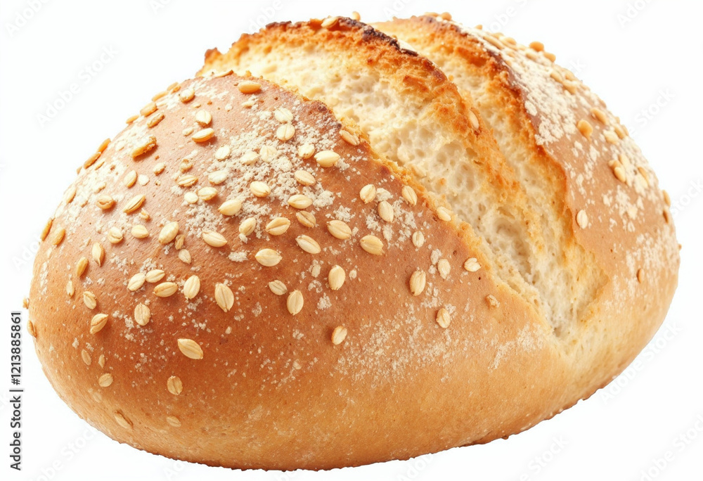 Whole grain bread isolated on transparent or white background, png Whole grain bread isolated on transparent or white background, png