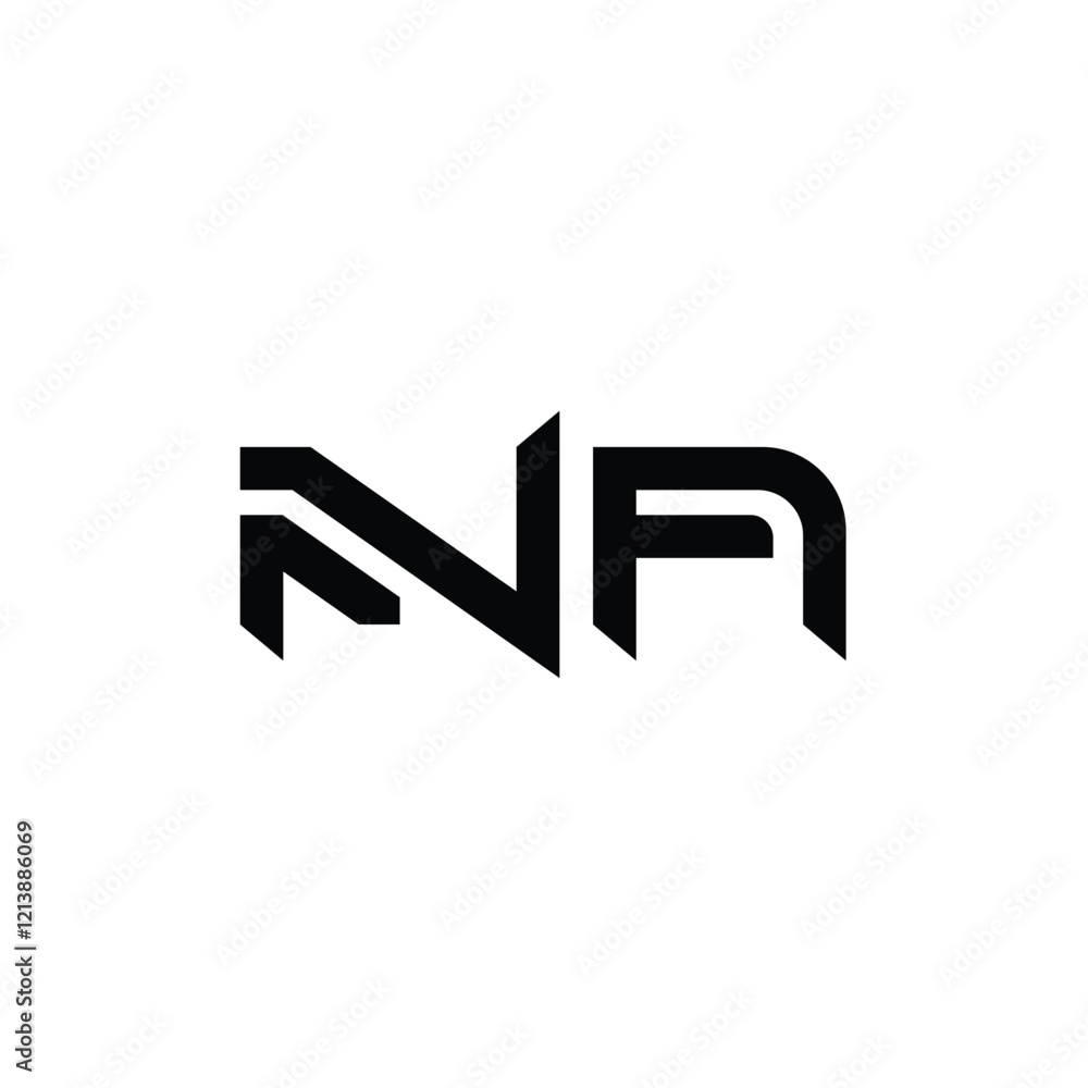 NA monogram logo design letter text name symbol monochrome logotype alphabet character simple logo NA monogram logo design letter text name symbol monochrome logotype alphabet character simple logo