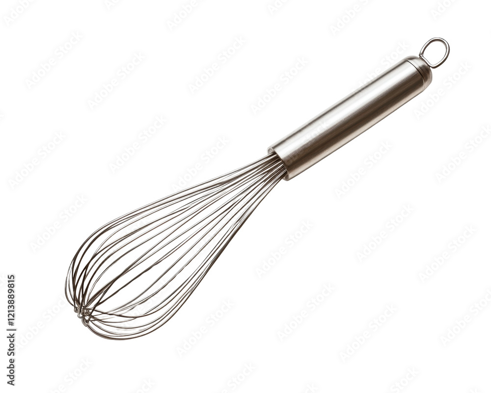 Stainless steel kitchen whisk isolated on white. Stainless steel kitchen whisk isolated on white.