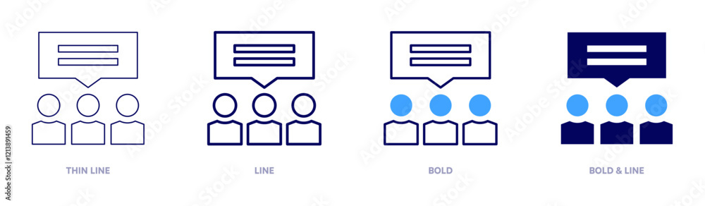 Population icon in 4 different styles. Thin Line, Line, Bold, and Bold Line. Duotone style. Editable stroke Population icon in 4 different styles. Thin Line, Line, Bold, and Bold Line. Duotone style. Editable stroke