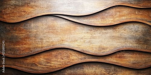 Abstract Wavy Wood Grain Texture Background With Curved And Flowing Lines For Design And Decoration