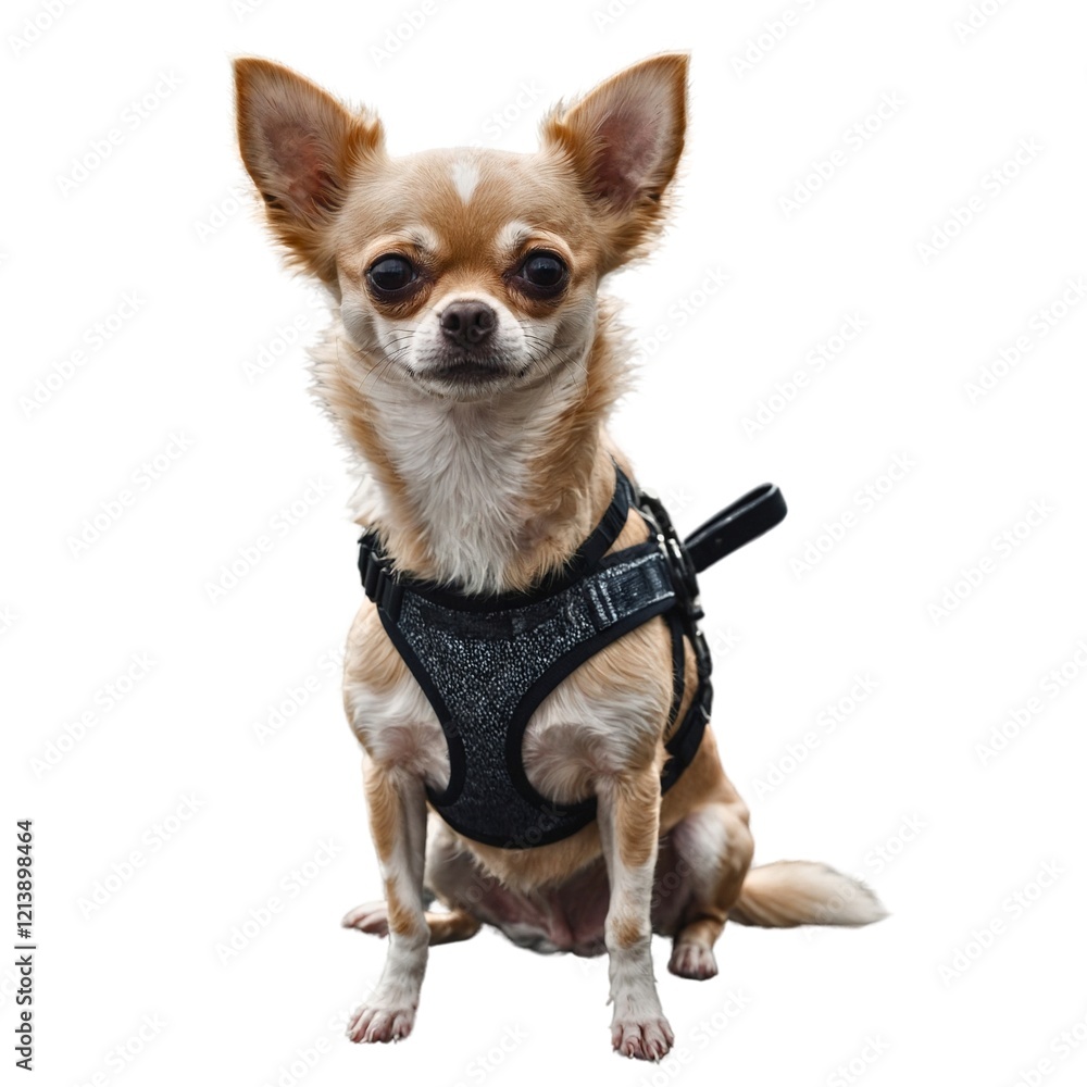 Obraz premium Tibetan mastiff dog breed standing against white background, AI Generated 