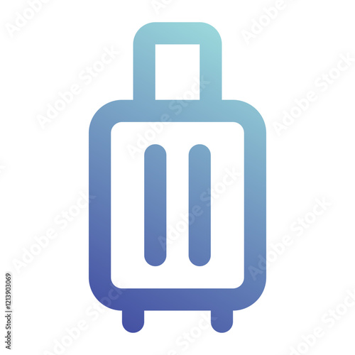 travel bag icon for illustration photo