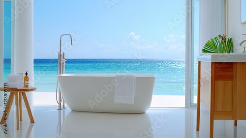 Wallpaper Mural Wide Angle View of Luxurious Summer Bliss Under a Bright Sunny Sky Torontodigital.ca