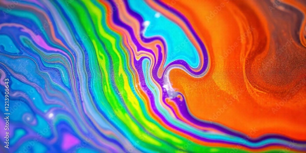 Abstract background of liquid color waves of spreading paint Abstract background of liquid color waves of spreading paint
