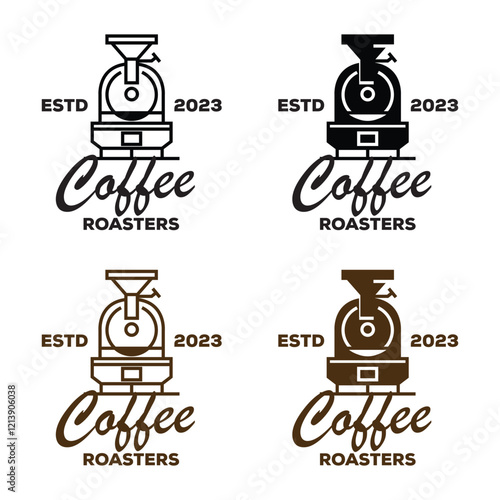 Coffee Roaster Logo Template Set