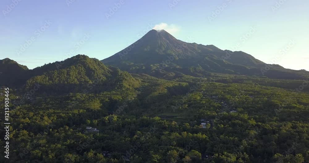 Merapi Volcano Central Java Indonesia
