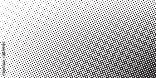 Halftone gradient. Dotted gradient, smooth dots spraying and halftones dot background
