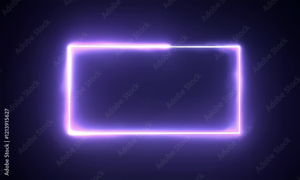 square frame with white and purple neon light beam movement, 4k resolution footage, generated ai square frame with white and purple neon light beam movement, 4k resolution footage, generated ai