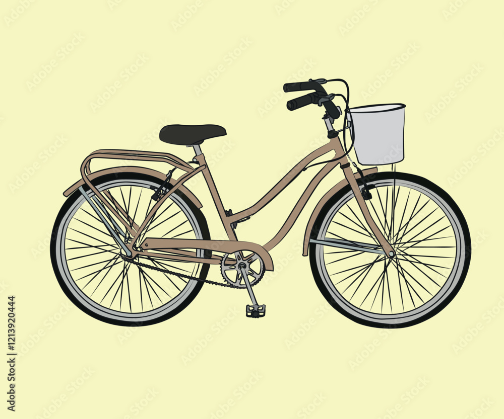Bicycle vector illustration, Simple Bicycle Bicycle vector illustration, Simple Bicycle