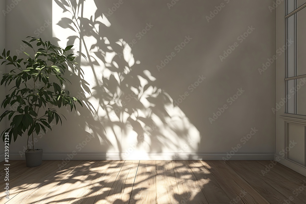 Fototapeta premium Empty room interior empty space background mockup