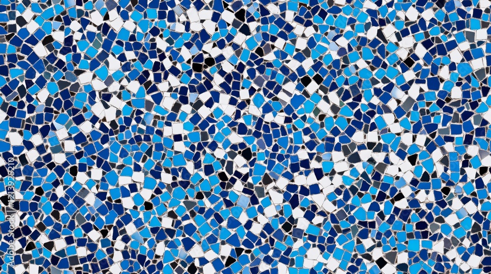 Abstract Blue and White Mosaic Tile Texture Background Abstract Blue and White Mosaic Tile Texture Background