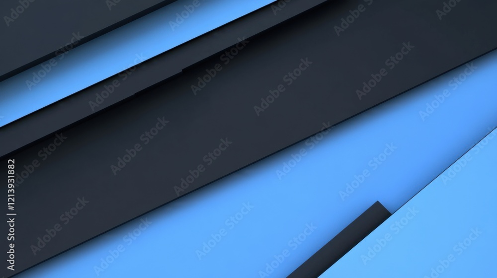 Sophisticated blue background with sleek lines for design, featuring white space in the center for text. Ideal for modern banners and abstract wallpapers.