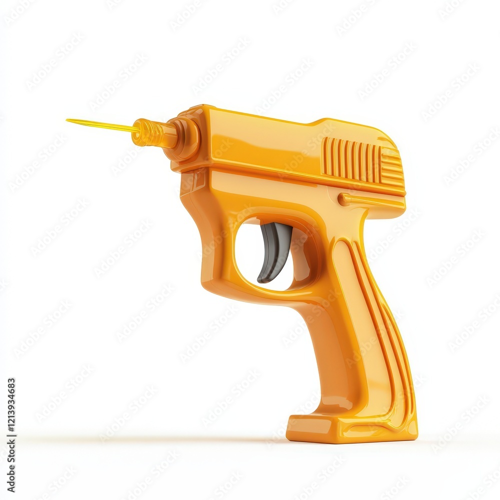 Orange Handheld Drill Gun Design Model Orange Handheld Drill Gun Design Model