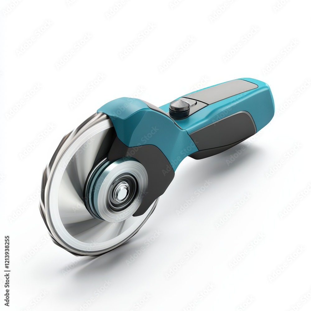 Modern teal and black rotary cutting tool Modern teal and black rotary cutting tool