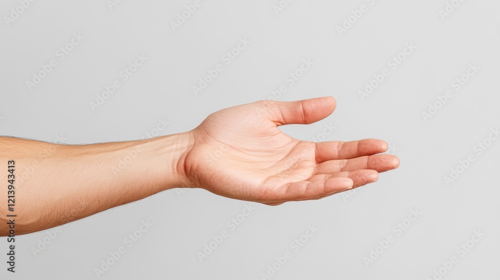 Open hand gesture for welcoming or offering assistance Open hand gesture for welcoming or offering assistance