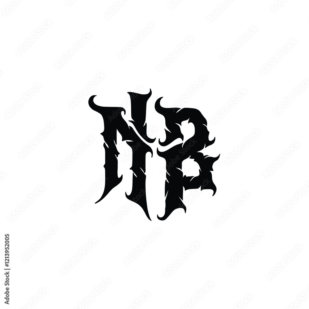NB monogram logo design letter text name symbol monochrome logotype alphabet character simple logo NB monogram logo design letter text name symbol monochrome logotype alphabet character simple logo