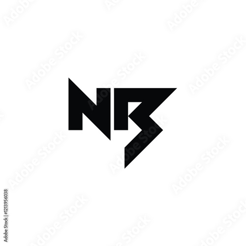Free Download NB monogram logo design letter text name symbol monochrome logotype alphabet character simple logo - GFXLoad