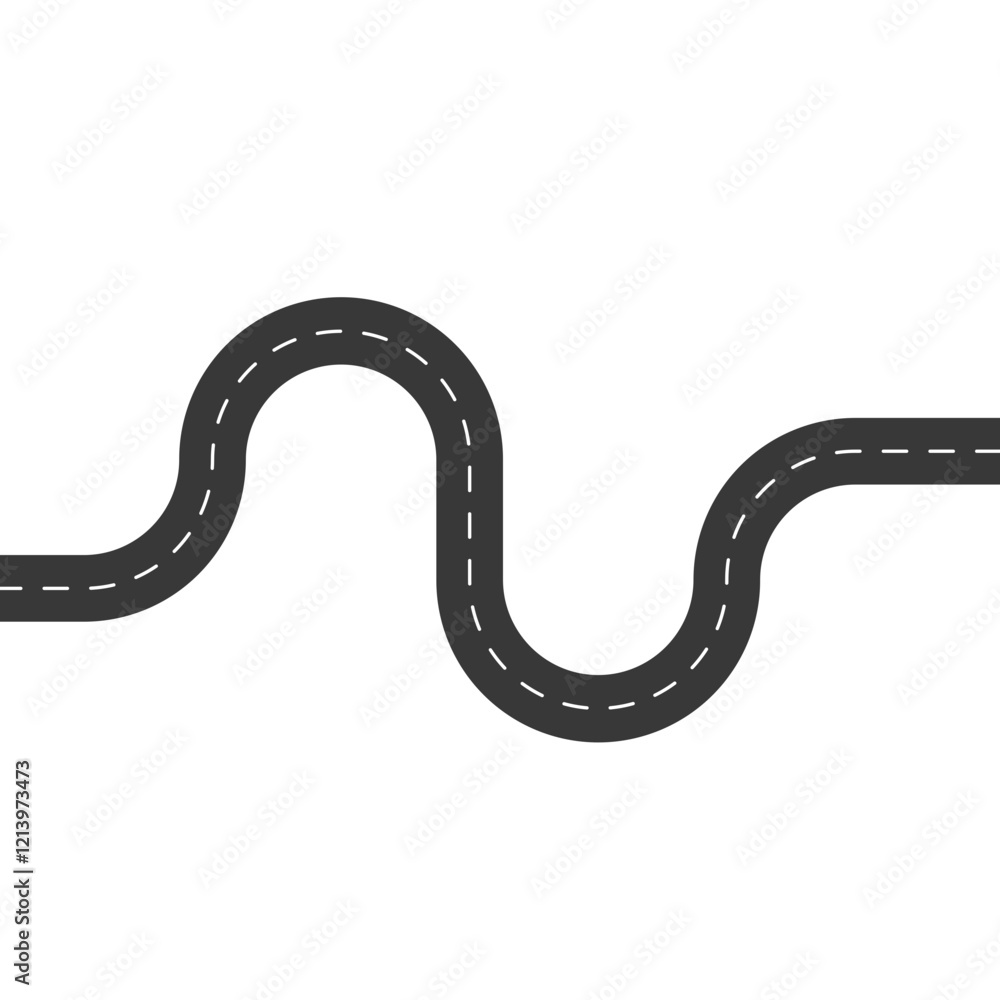Obraz premium Road Map Location