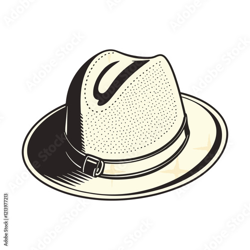 Cartoon hats. Female and male headwear, derby and cowboy, straw hat, cap, panama and cylinder. Summer women vintage fashion hats vector set. Illustration female and male accessory ca or hat