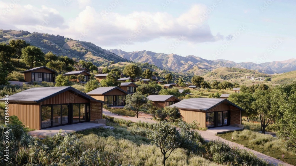 Luxury Mountainside Retreat Modern Cabins with Breathtaking Panoramic Views Luxury Mountainside Retreat Modern Cabins with Breathtaking Panoramic Views