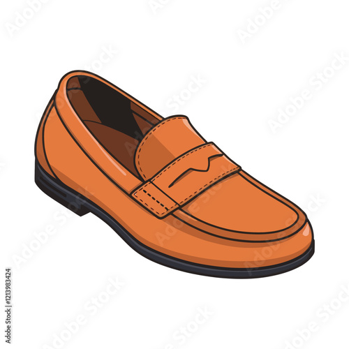 Pair of women's fashion ugly sneakers with big clunky sole. Side view of modern and trendy sports footwear. Colored flat vector illustration of stylish footgear isolated on white background