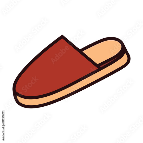 Pair of women's fashion ugly sneakers with big clunky sole. Side view of modern and trendy sports footwear. Colored flat vector illustration of stylish footgear isolated on white background