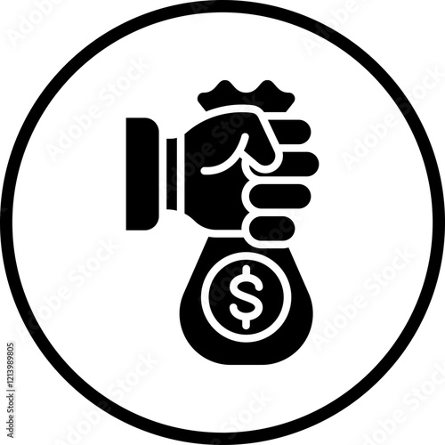 Bank Robbery icon style