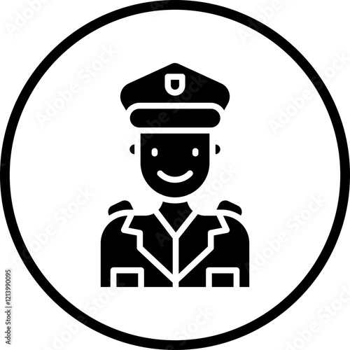 Police Officer icon style