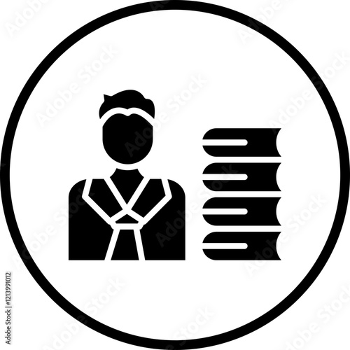 Librarian icon style