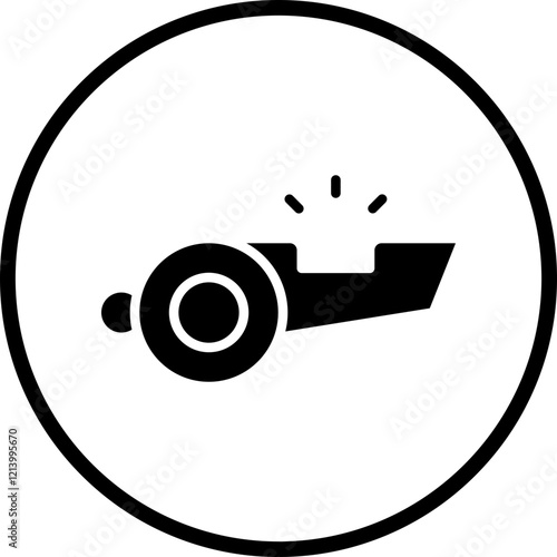 Whistle icon style