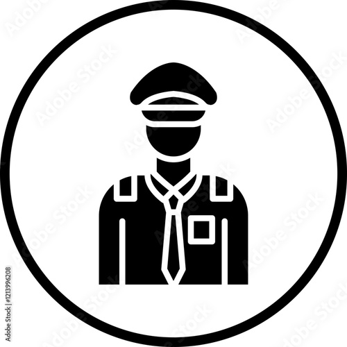 Police Man icon style