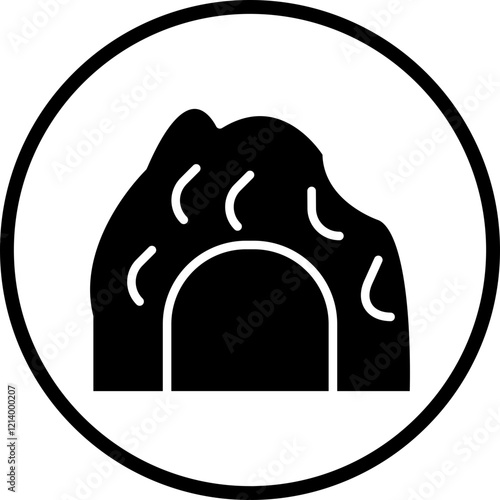 Caving icon style
