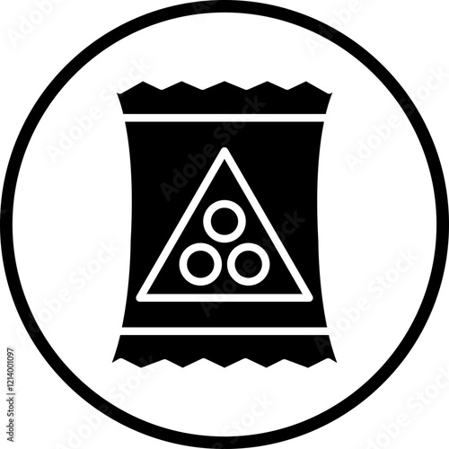 Snack icon style