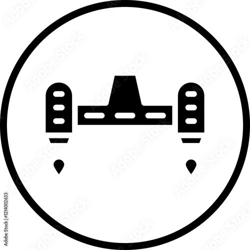 Hoverboard icon style