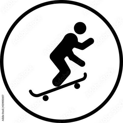 Longboarding icon style