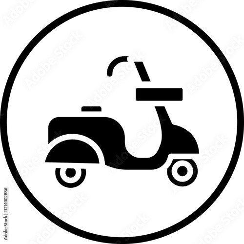 Scooter icon style