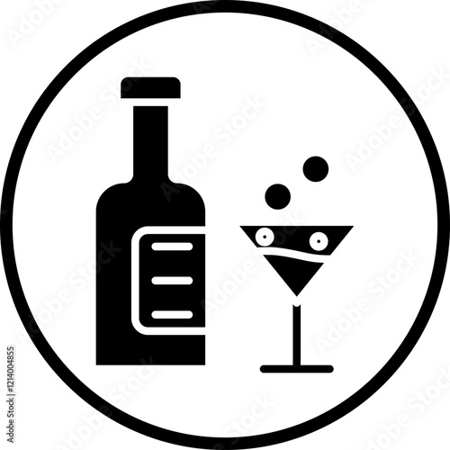 Alcoholic icon style